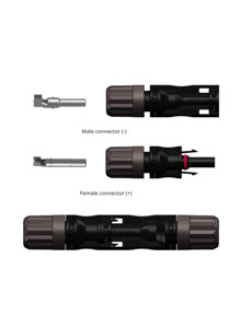 Tlian T4-PC-1 Connector 1500V for Canadian Solar modules – Pair male and female