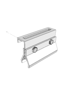 KD Solar 120mm No-rail Clip-lock roof bracket for A-Frame mounting solution