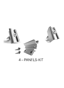 Schletter Pro IBR roof 4 panels rail-less in landscape mounting Kit