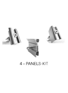 Schletter Pro KlipLok roof 4 panels rail-less in landscape mounting Kit